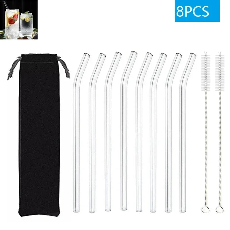 Reusable Glass Drinking Straw
