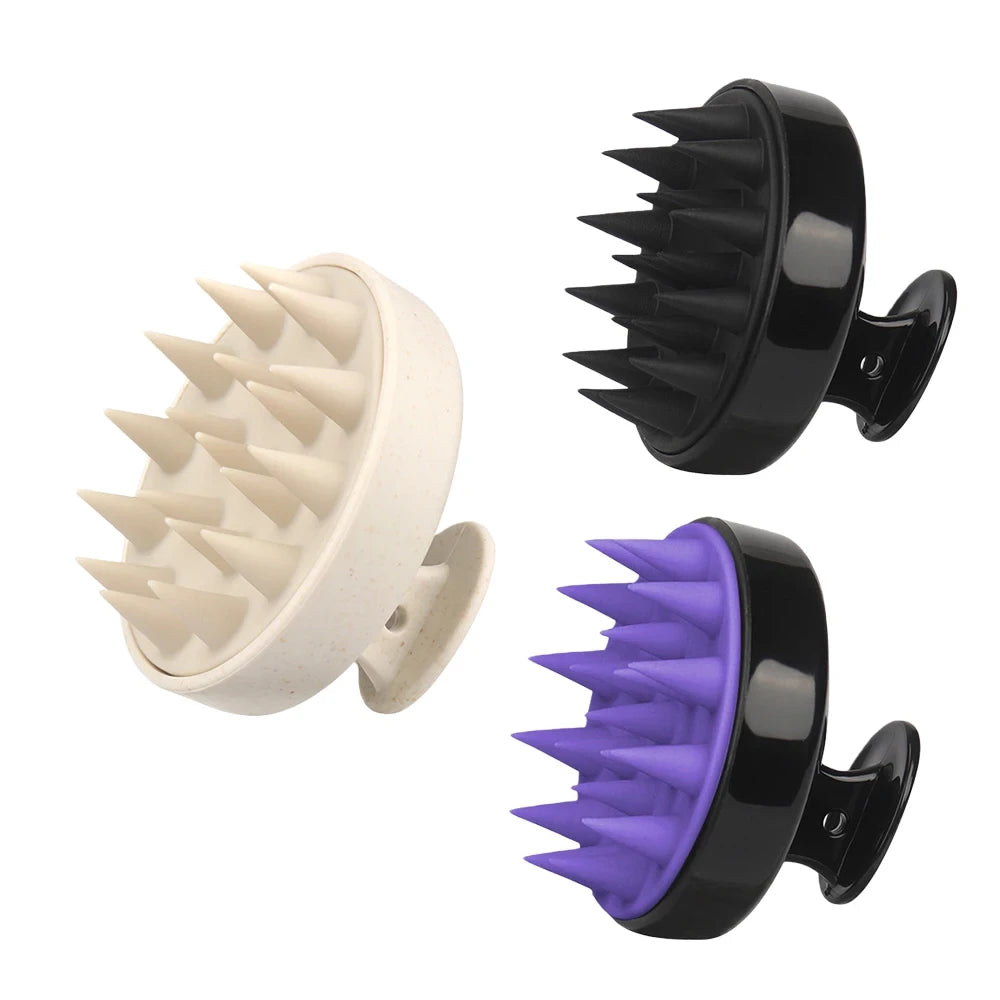 Silicone Scalp Massage Shampoo Brush