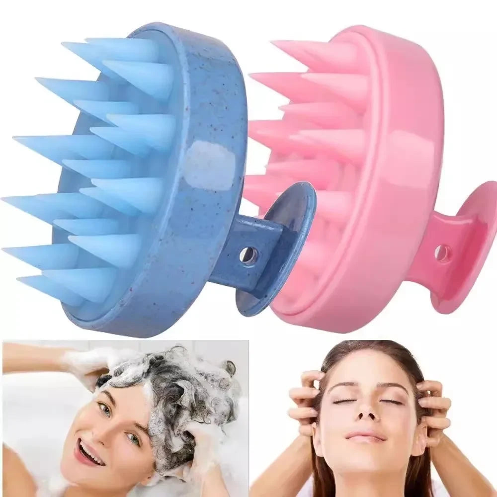 Silicone Scalp Massage Shampoo Brush
