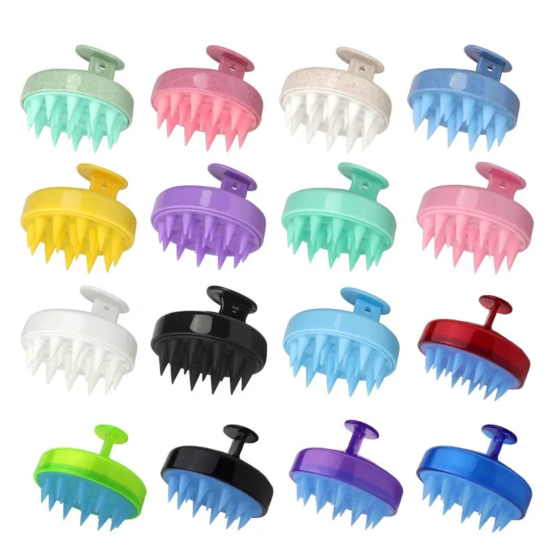 Silicone Scalp Massage Shampoo Brush