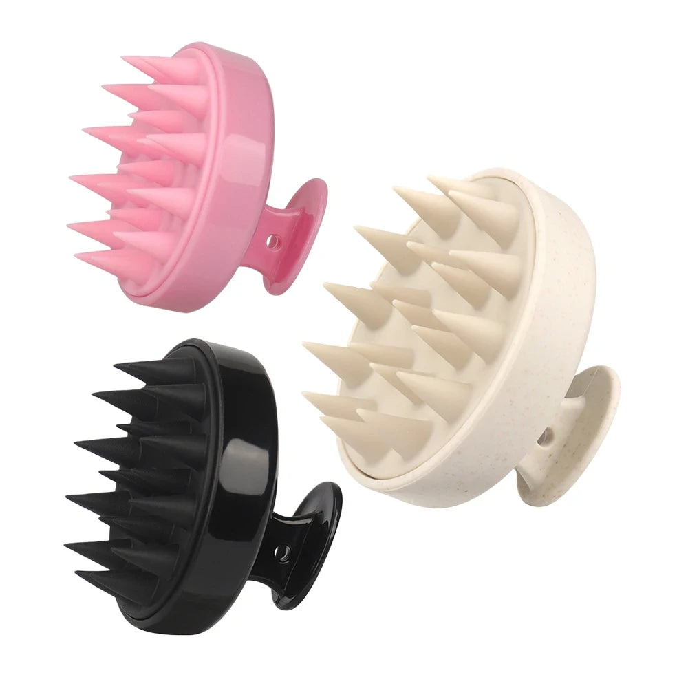 Silicone Scalp Massage Shampoo Brush