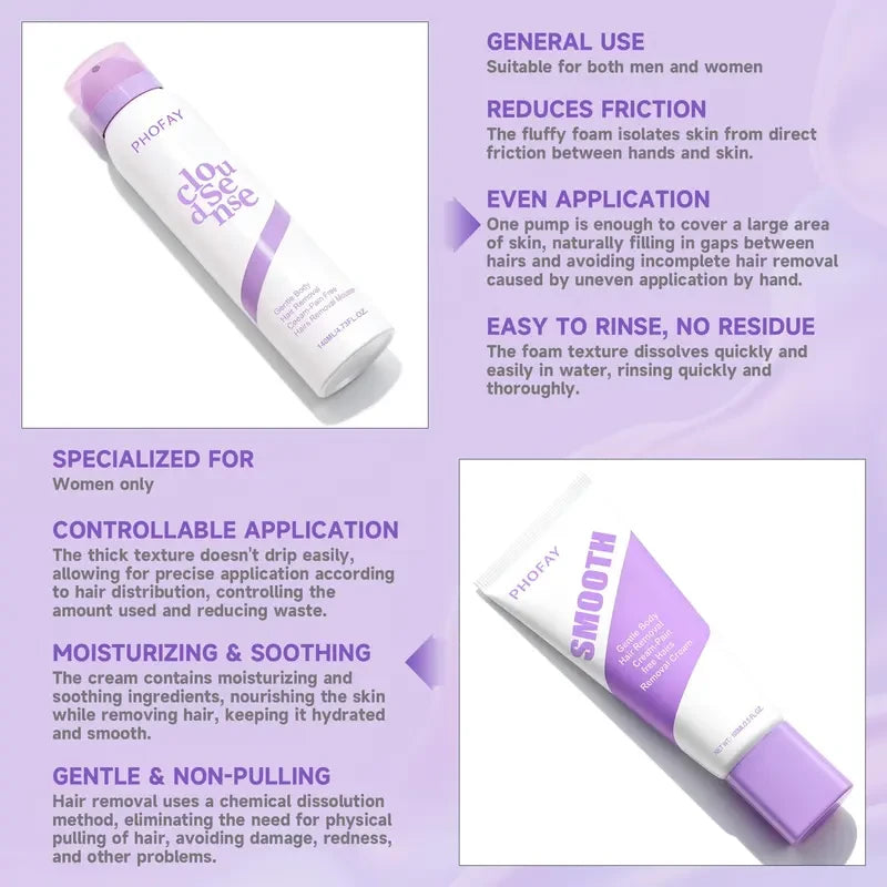 Sensitive Skin Hair Removal Spray