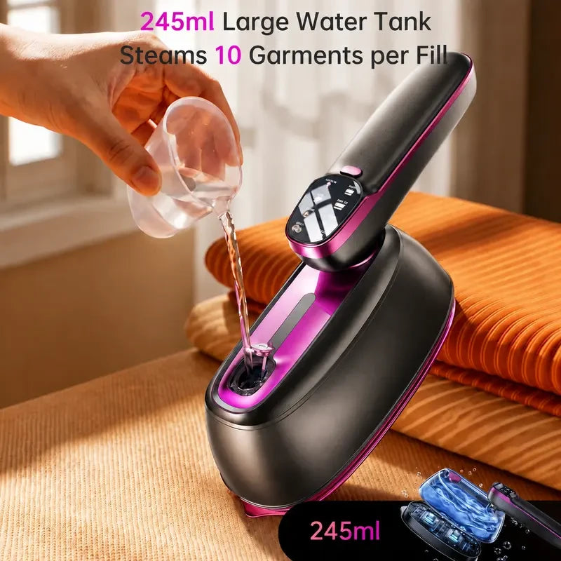 Portable Clothing Steamer And Iron Combo