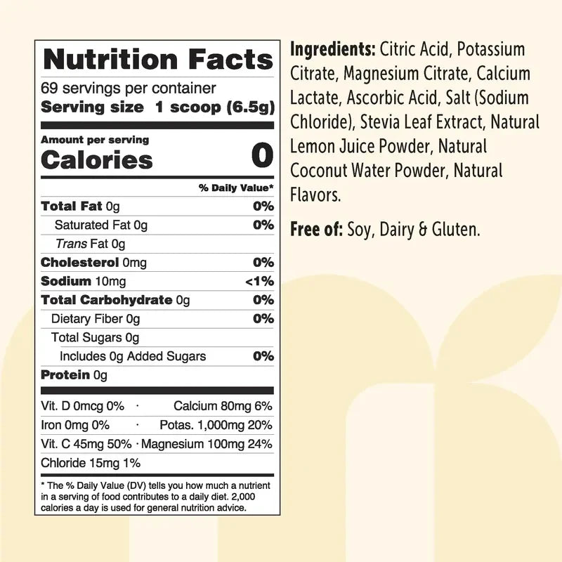 Electrolytes Powder Hydration Supplement